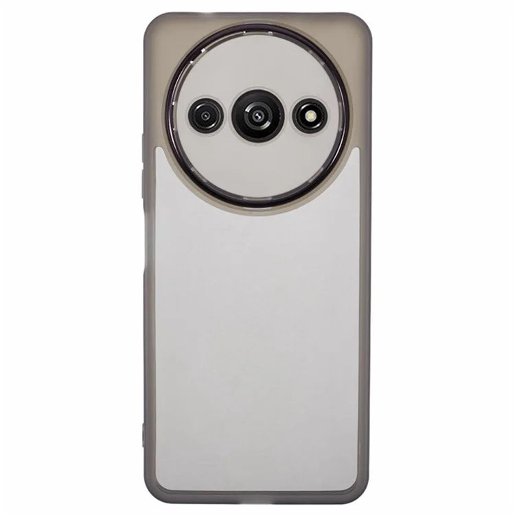 WANLONFENG DKSM Series for Xiaomi Redmi A3 4G TPU Case Electroplated Frame with Tempered Glass
