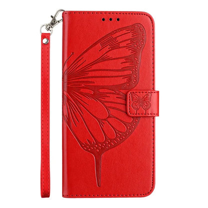 YB Imprinting Series-4 For iPhone 16 Pro Max Case Butterfly Flower Flip Wallet Leather Phone Cover