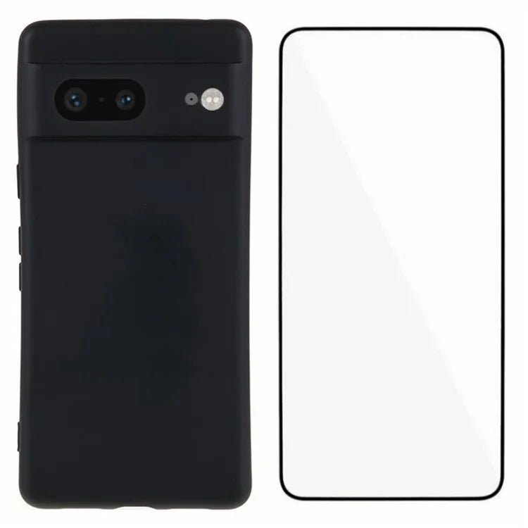 WANLONFENG RB2 Series for Google Pixel 8 Case TPU Phone Cover with Screen Protector