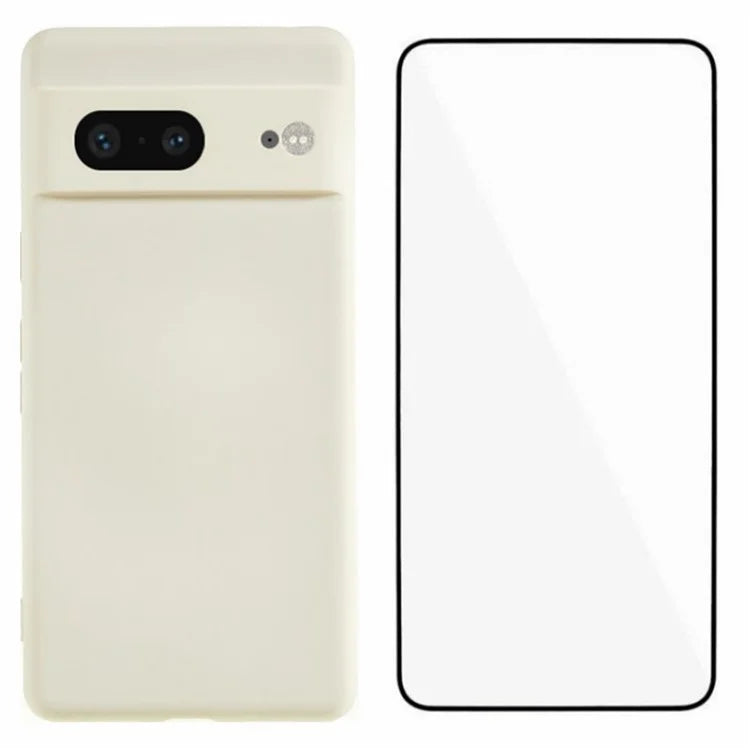 WANLONFENG RB2 Series for Google Pixel 8 Case TPU Phone Cover with Screen Protector