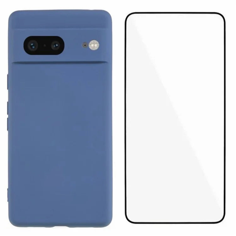 WANLONFENG RB2 Series for Google Pixel 8 Case TPU Phone Cover with Screen Protector
