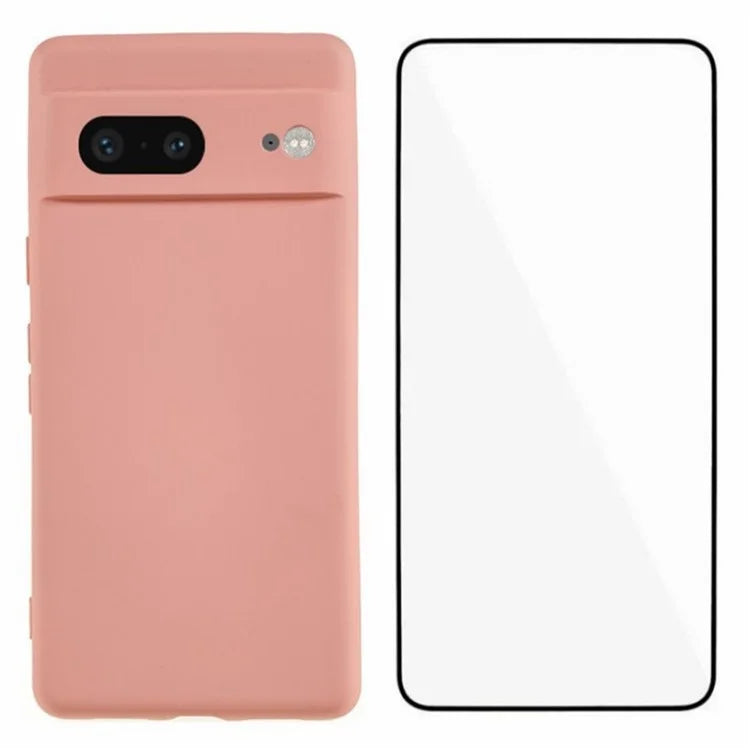 WANLONFENG RB2 Series for Google Pixel 8 Case TPU Phone Cover with Screen Protector