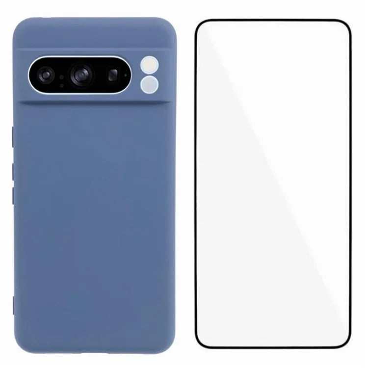 WANLONFENG RB2 Series for Google Pixel 8 Pro Case TPU Phone Cover with Screen Protector