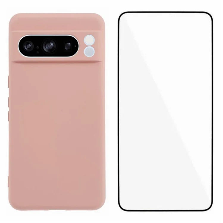 WANLONFENG RB2 Series for Google Pixel 8 Pro Case TPU Phone Cover with Screen Protector