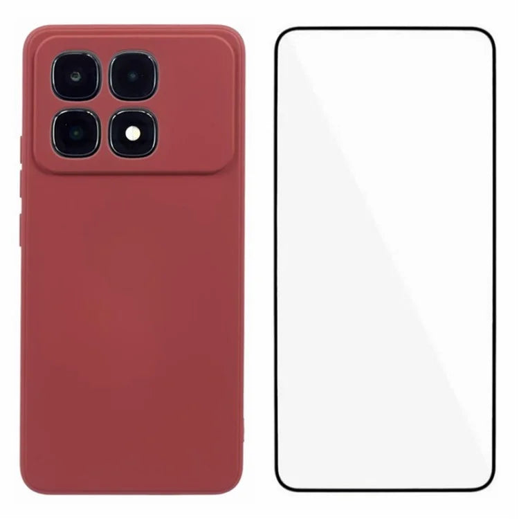 WANLONFENG RB2 Series for Xiaomi Redmi K70 Ultra Case TPU Phone Cover with Screen Protector