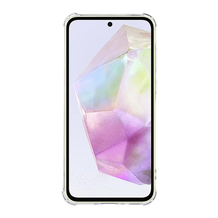 KALEBOL KLB-TPU001 For Samsung Galaxy A55 5G Case 1.5mm TPU Transparent Anti-Drop Phone Cover