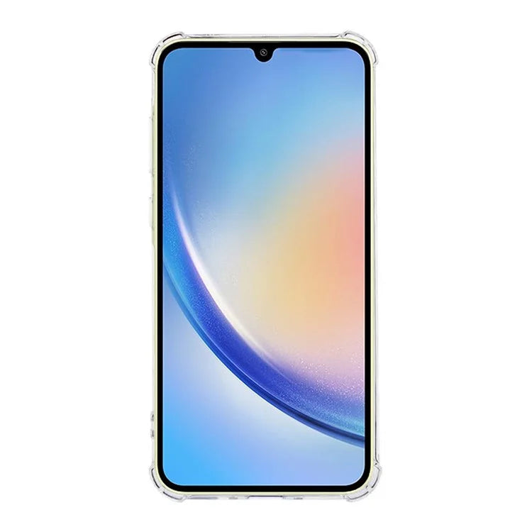 KALEBOL KLB-TPU001 For Samsung Galaxy A34 5G Case 1.5mm TPU Transparent Anti-Drop Phone Cover