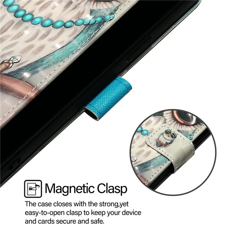 YB Pattern Printing Leather Series-2 For iPhone 16 Plus Case Stand View Wallet Phone Cover