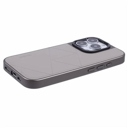 X-LEVEL For iPhone 16 Pro Max Case Geometric PC+TPU+Leather Anti-Scratch Phone Cover
