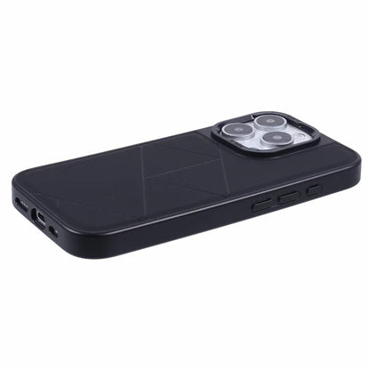 X-LEVEL For iPhone 16 Pro Max Case Geometric PC+TPU+Leather Anti-Scratch Phone Cover