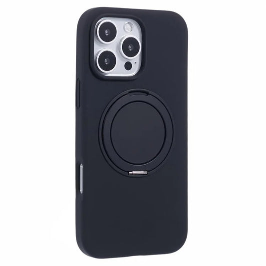 X-LEVEL For iPhone 16 Pro Max Case Compatible with MagSafe Rotatable Kickstand Liquid Silicone Phone Cover