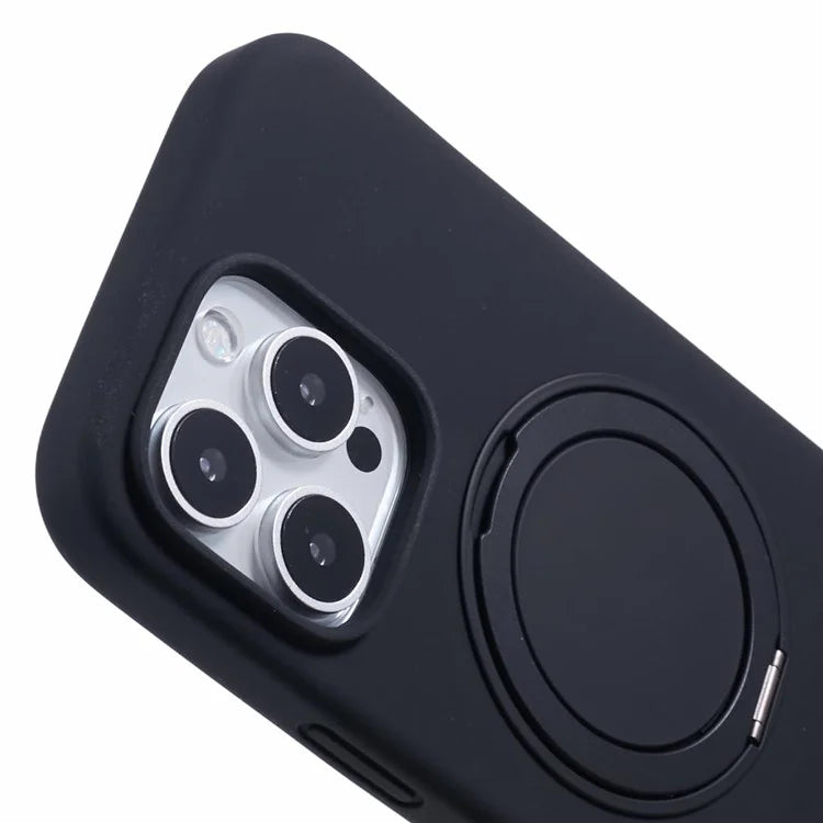 X-LEVEL For iPhone 16 Pro Max Case Compatible with MagSafe Rotatable Kickstand Liquid Silicone Phone Cover
