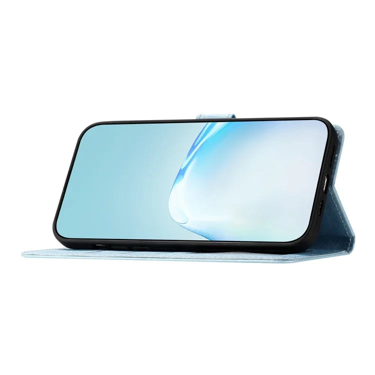 For Samsung Galaxy A06 Wallet Case Leather Folio Phone Cover Magnetic Clasp