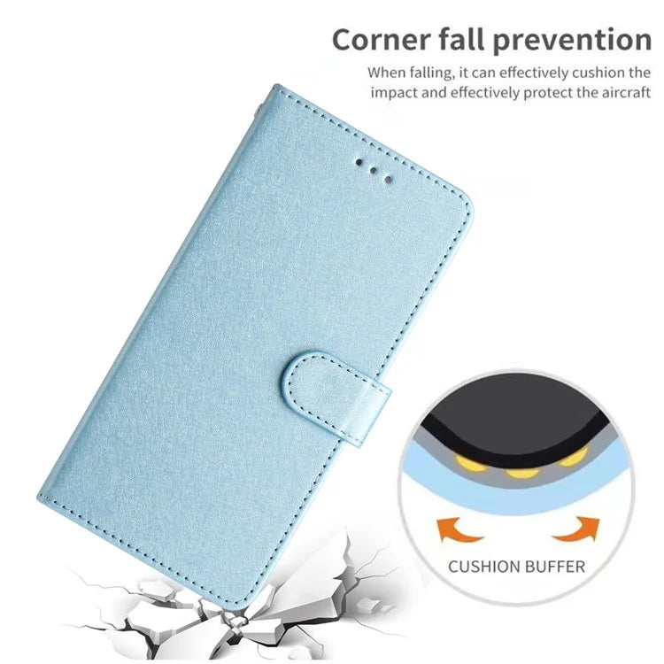 For Samsung Galaxy A06 Wallet Case Leather Folio Phone Cover Magnetic Clasp