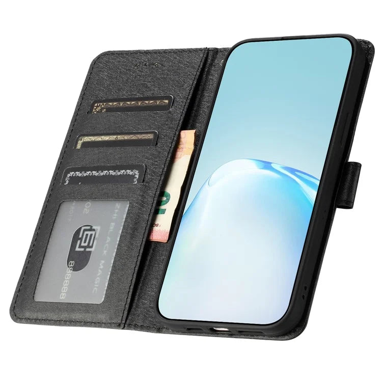 For Samsung Galaxy A06 Wallet Case Leather Folio Phone Cover Magnetic Clasp