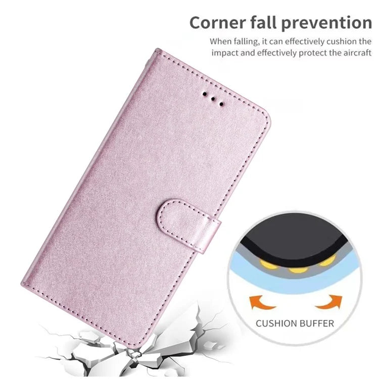 For Samsung Galaxy A06 Wallet Case Leather Folio Phone Cover Magnetic Clasp