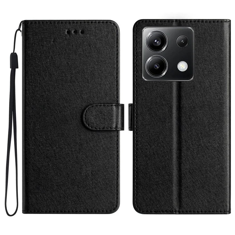 For Xiaomi Poco X6 5G Wallet Case Leather Folio Phone Cover Magnetic Clasp