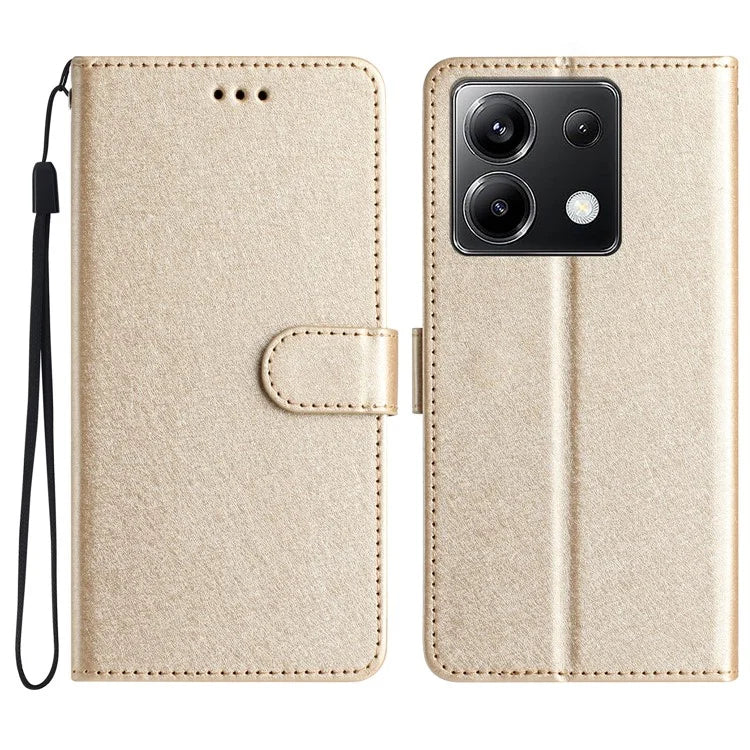 For Xiaomi Poco X6 5G Wallet Case Leather Folio Phone Cover Magnetic Clasp