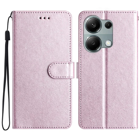 For Xiaomi Poco M6 Pro 4G / Redmi Note 13 Pro 4G Poco M6 Pro 4G Wallet Case Leather Folio Phone Cover Magnetic Clasp