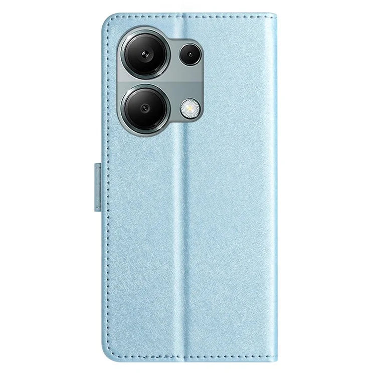 For Xiaomi Poco M6 Pro 4G / Redmi Note 13 Pro 4G Poco M6 Pro 4G Wallet Case Leather Folio Phone Cover Magnetic Clasp