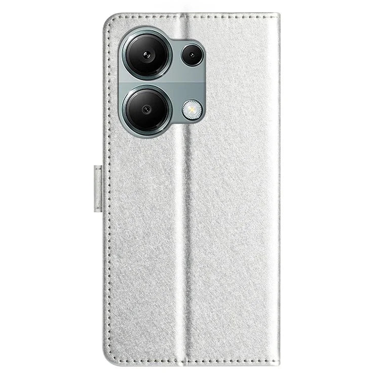 For Xiaomi Poco M6 Pro 4G / Redmi Note 13 Pro 4G Poco M6 Pro 4G Wallet Case Leather Folio Phone Cover Magnetic Clasp