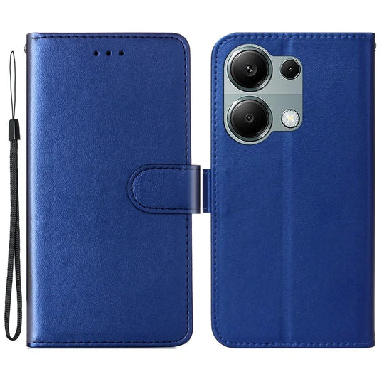 For Xiaomi Redmi Note 13 Pro 4G / Poco M6 Pro 4G Case PU Leather Flip Phone Cover Wallet Card Slot Holder