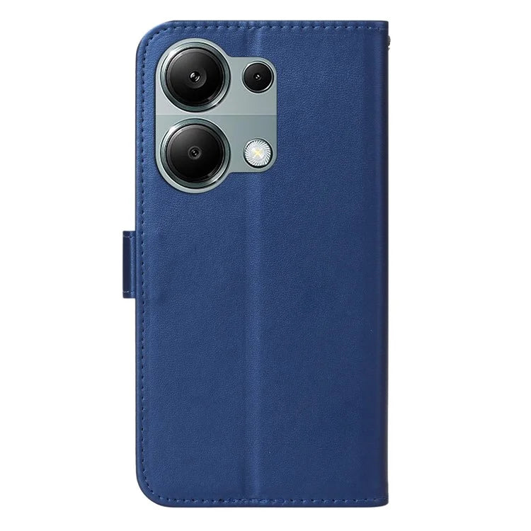 For Xiaomi Redmi Note 13 Pro 4G / Poco M6 Pro 4G Case PU Leather Flip Phone Cover Wallet Card Slot Holder
