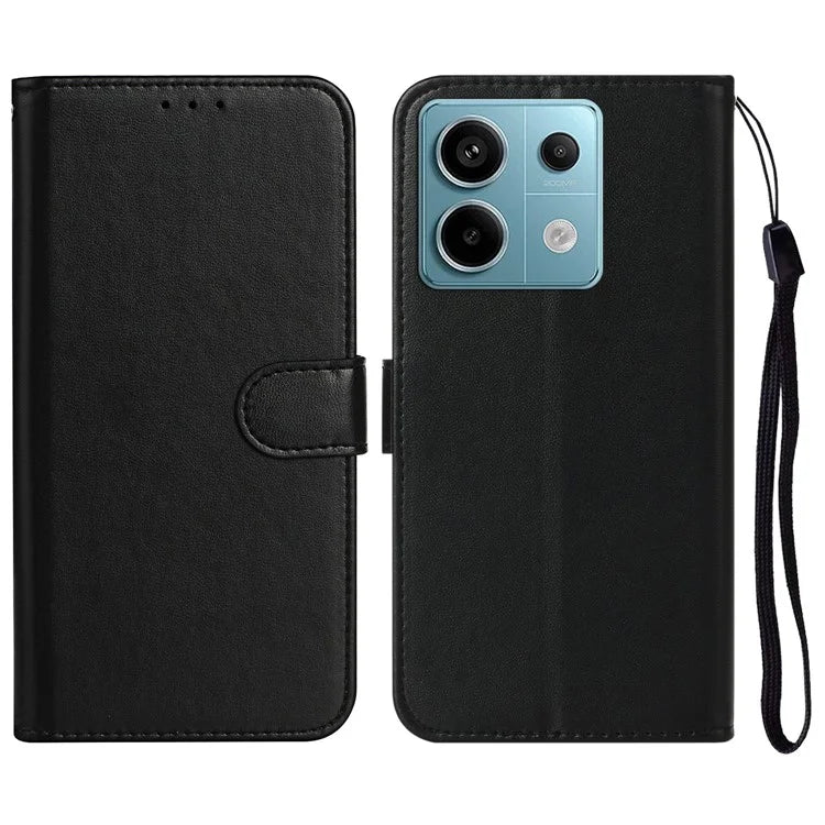 For Xiaomi Poco X6 5G / Redmi Note 13 Pro 5G Case PU Leather Flip Phone Cover Wallet Card Slot Holder