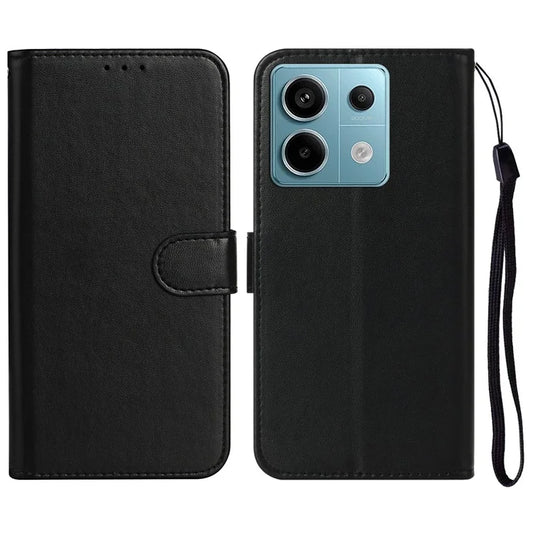 For Xiaomi Poco X6 5G / Redmi Note 13 Pro 5G Case PU Leather Flip Phone Cover Wallet Card Slot Holder