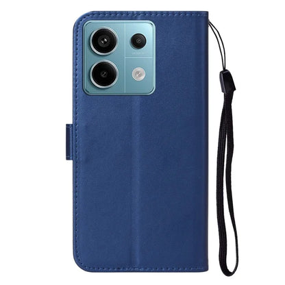 For Xiaomi Poco X6 5G / Redmi Note 13 Pro 5G Case PU Leather Flip Phone Cover Wallet Card Slot Holder