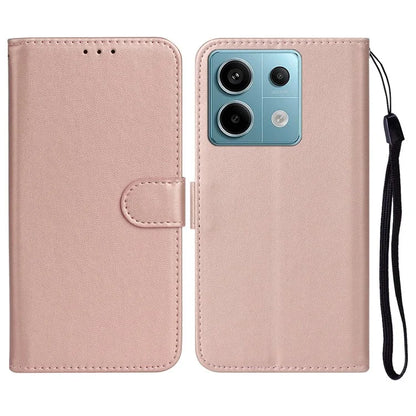 For Xiaomi Poco X6 5G / Redmi Note 13 Pro 5G Case PU Leather Flip Phone Cover Wallet Card Slot Holder