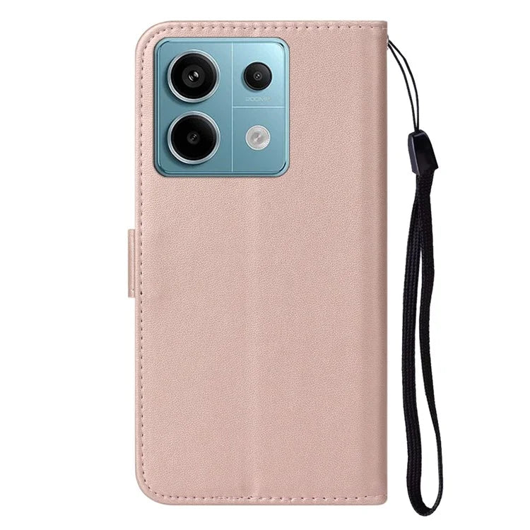 For Xiaomi Poco X6 5G / Redmi Note 13 Pro 5G Case PU Leather Flip Phone Cover Wallet Card Slot Holder