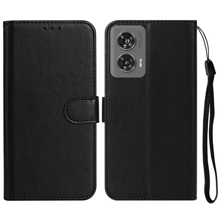 For Motorola Edge 50 Fusion 5G Case PU Leather Flip Phone Cover Wallet Card Slot Holder