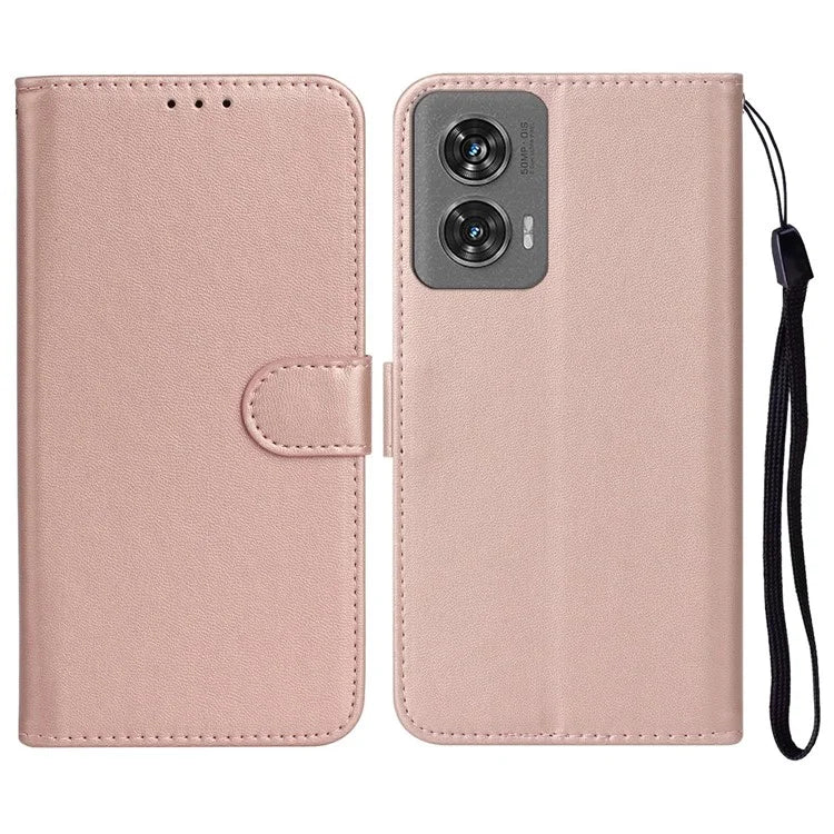 For Motorola Edge 50 Fusion 5G Case PU Leather Flip Phone Cover Wallet Card Slot Holder