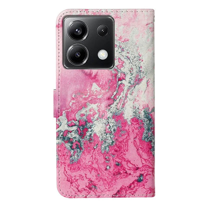 For Xiaomi Poco X6 5G / Redmi Note 13 Pro 5G Case Pattern PU Leather Flip Phone Cover