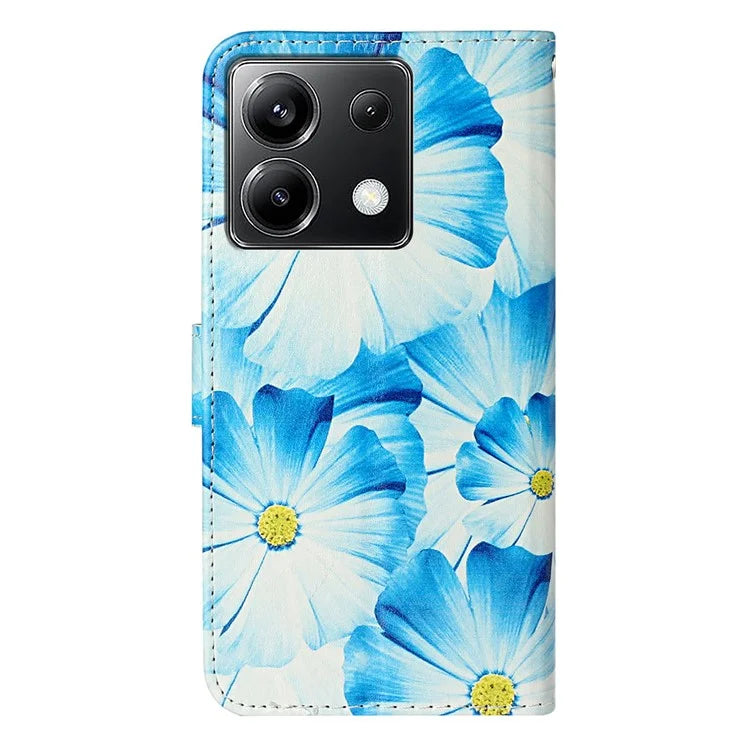 For Xiaomi Poco X6 5G / Redmi Note 13 Pro 5G Case Pattern PU Leather Flip Phone Cover