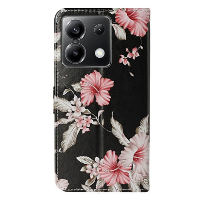 For Xiaomi Poco X6 5G / Redmi Note 13 Pro 5G Case Pattern PU Leather Flip Phone Cover