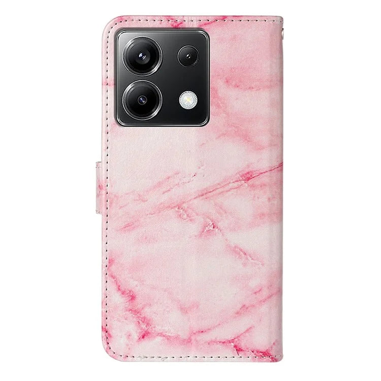 For Xiaomi Poco X6 5G / Redmi Note 13 Pro 5G Case Pattern PU Leather Flip Phone Cover