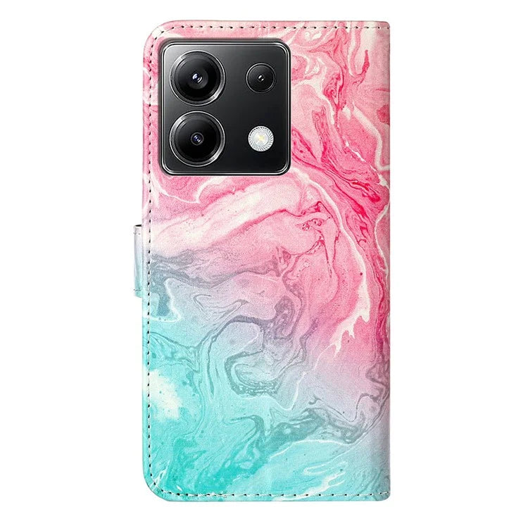 For Xiaomi Poco X6 5G / Redmi Note 13 Pro 5G Case Pattern PU Leather Flip Phone Cover