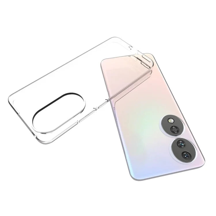10Pcs / Pack For Honor 90 Clear Case Watermark-Free TPU Protective Cover