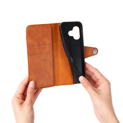 For Realme GT 6 5G Case Splicing Texture Leather Phone Cover Viewing Stand