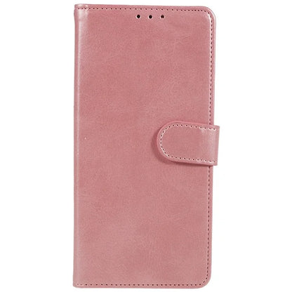 For Realme GT 6 5G Case PU Leather Wallet Protective Phone Cover Calf Texture