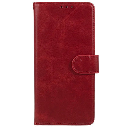 For Realme GT 6 5G Case PU Leather Wallet Protective Phone Cover Calf Texture