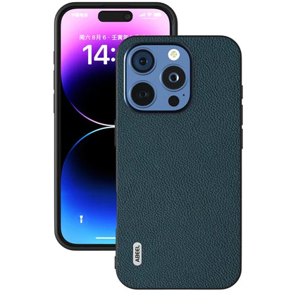 ABEEL For iPhone 16 Pro Max Cases Genuine Cow Leather+PC+TPU Phone Cover
