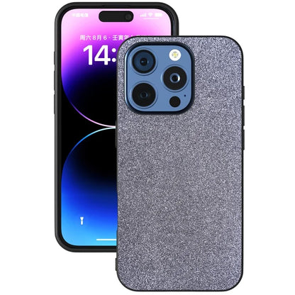 For iPhone 16 Pro Case Glitter Design PU+PC+TPU Protective Phone Cover