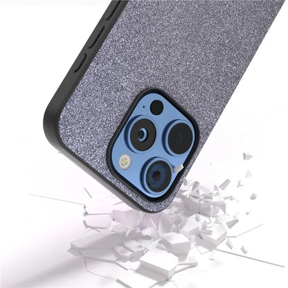 For iPhone 16 Pro Case Glitter Design PU+PC+TPU Protective Phone Cover
