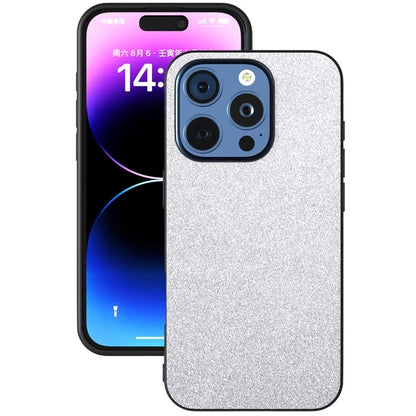 For iPhone 16 Pro Case Glitter Design PU+PC+TPU Protective Phone Cover