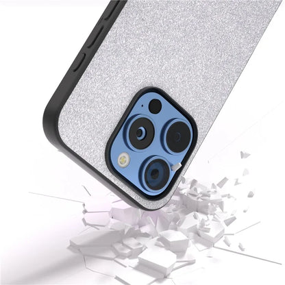 For iPhone 16 Pro Case Glitter Design PU+PC+TPU Protective Phone Cover