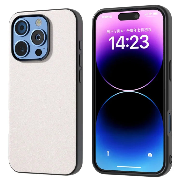 For iPhone 16 Pro Case Glitter Design PU+PC+TPU Protective Phone Cover