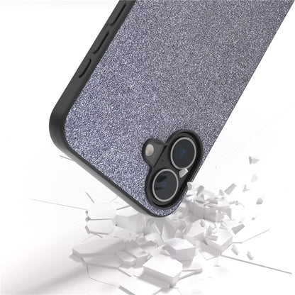 For iPhone 16 Case Glitter Design PU+PC+TPU Protective Phone Cover